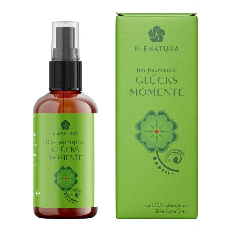 Raumspray Glücksmomente 50 ml with orange, Turkish rose, and Arabian frankincense scent