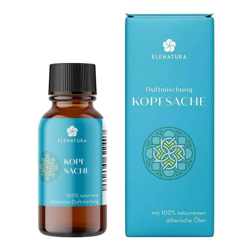 Duftmischung Kopfsache 10 ml mit Zitrone, Edeltanne und Pfefferminze für Konzentration