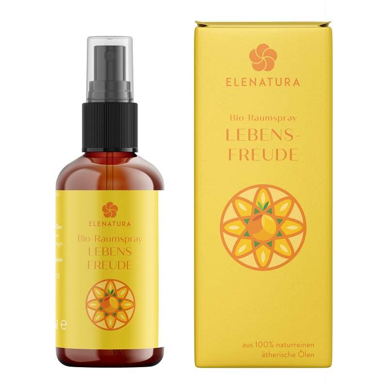 Raumspray Lebensfreude 50 ml with uplifting lime, grapefruit, and litsea organic scents