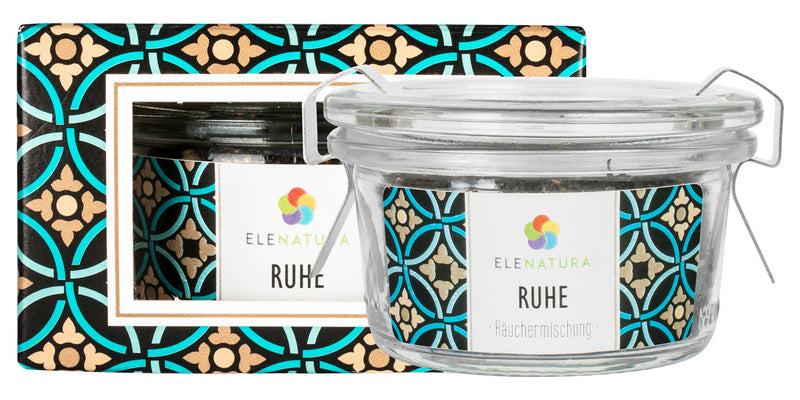 48 ml Räuchermischung Ruhe mit Benzoe, Styrax und Weihrauch, süßlich-vanilliger Duft zur Förderung friedvoller Stille
