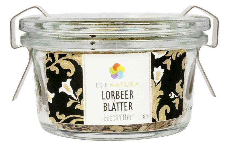 Lorbeerblätter geschnitten in 48 ml Dose, stärkend und wärmend, krautige Kräuter