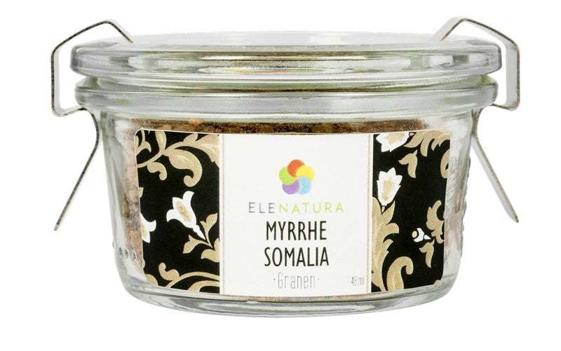 Myrrhe Somalia Granen 48 ml bottle with warm, spicy, and slightly bitter scent profile