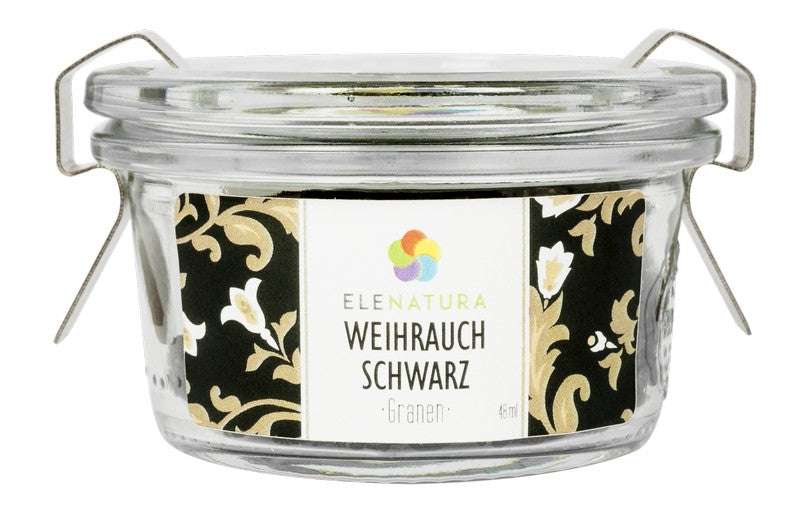 Weihrauch Granen schwarz 48 ml mit frisch-zitrusartigem und harzigem Duft in schwarzer Farbe