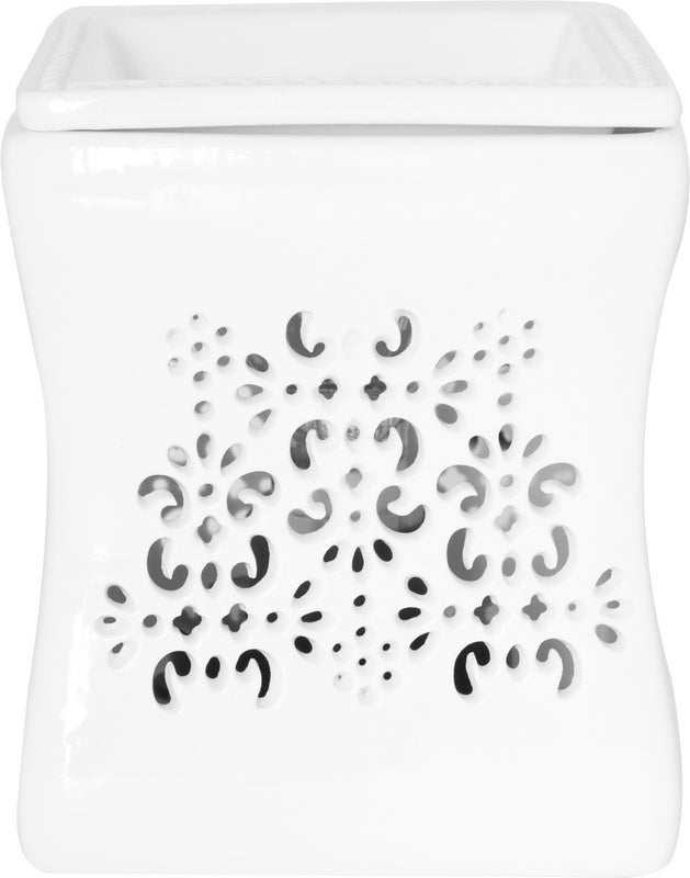 Elektische Duftlampe Flores B 10 x H 12 cm white ceramic design