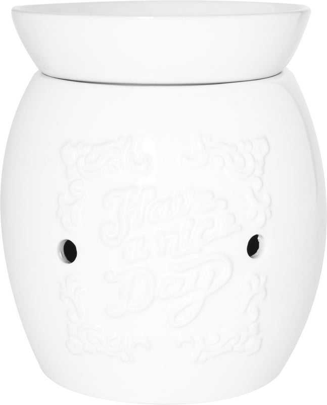 Elektrische Duftlampe Alba 11x13,5 cm modern design white ceramic