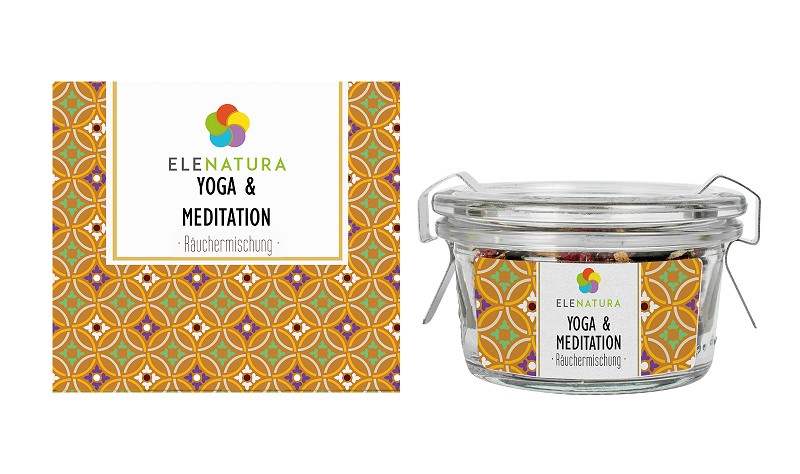 Räuchermischung Yoga & Meditation mit Palo Santo, Benzoe und Zimtrinde in 48 ml Flasche