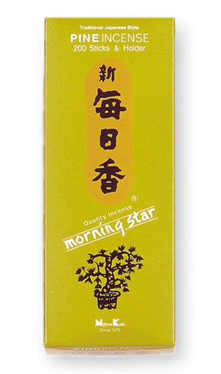 Morningstar Räucherstäbchen Kiefer 200 Stäbchen mit Stäbchenhalter
