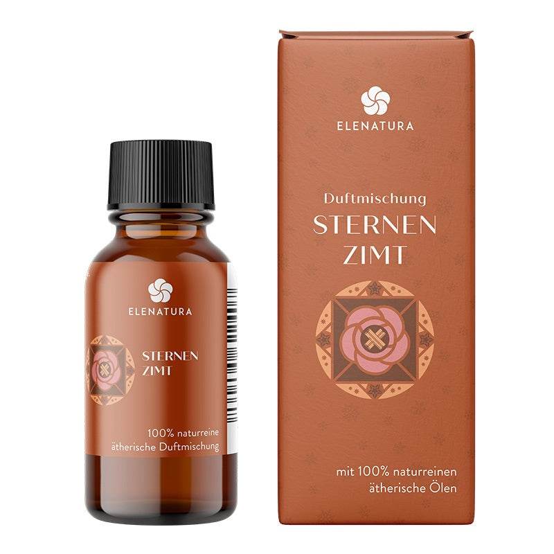 Flasche Duftmischung Sternen Zimt 10 ml mit Mandarine, Fichte und Zimtduft für gemütliche Wohnraumstimmung