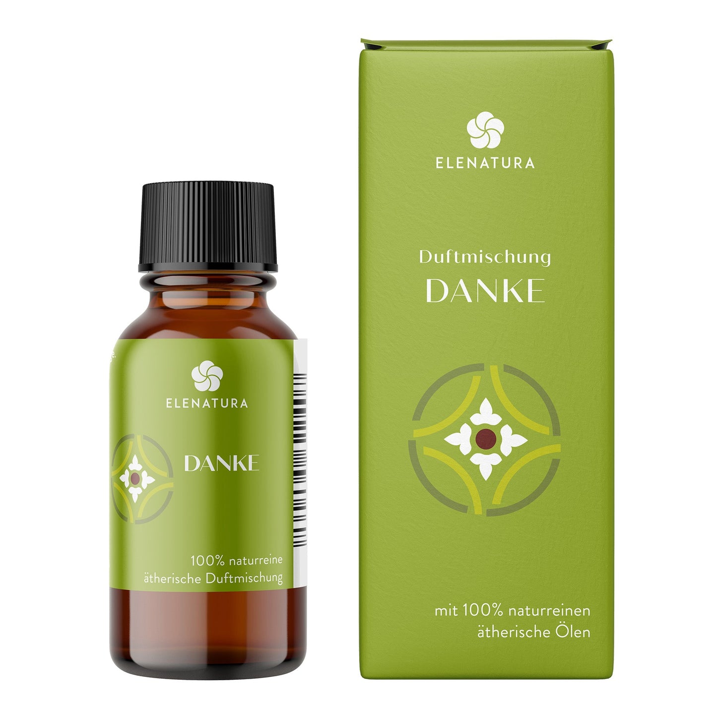 Flasche Duftmischung Danke 10 ml mit naturreinen ätherischen Ölen wie Zitrone und Blutorange